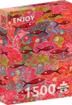 ENJOY Puzzle Sytě červená