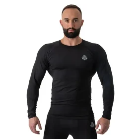 BUSHIDO RSL BLACK VEL.XL PÁNSKÉ TRÉNINKOVÉ TRIČKO RASHGUARD DBX (30-B2-143)