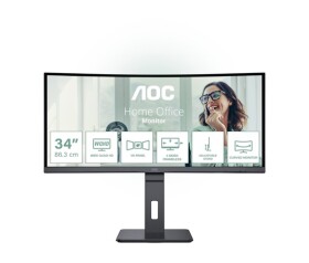 AOC MT VA LCD WLED 34" CU34P3CV - VA panel, 3440x1440, HDMI, DP, USB-C, 4xUSB 3.2, repro, vysk. stavitelny, zakriven EDF_147911