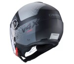 Otevřená helma Caberg Riviera V4X Alpha matt black/anthracite/grey - M