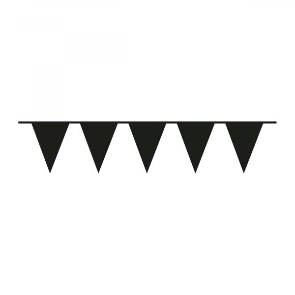 Vlajka černá 10 m Amscan Vlajka černá 10 m Amscan