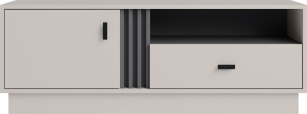 Televizní stolek AllMo AL5 Barva korpusu + barva dveří: Kašmír + Antracit