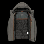 Pánská zimní sportovní zateplená bunda s kapucí CMP šedá (34K0167/E910) 56