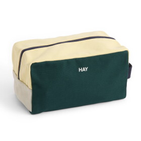 HAY Kosmetická taška Multi Wash Bag M Dark Green, zelená barva, textil