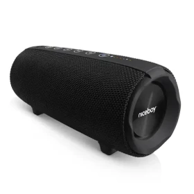 Niceboy Titan 4 černá / Přenosný bluetooth reproduktor / 50 W / 3.5 mm jack / USB / microSD / BT 5.3 (raze-titan-4)