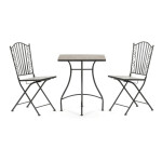 Zahradní set 1+2, kov, keramická mozaika, US1700 SET