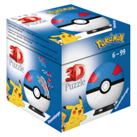 Ravensburger 3D Puzzle-Ball - Pokémon Motiv 2 / 54 dílků