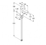 KLUDI - Renon Umyvadlová baterie, kartáčovaný nikl 42282N575