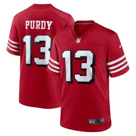 Nike Pánský dres San Francisco 49ers NFL Brock Purdy #13 Game Alternate Velikost: 2XL