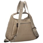 Trendy dámský textilní kabelko-batoh Coveri Venesta, béžový new