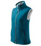 Vision softshellová vesta dámská tmavý tyrkys 2XL