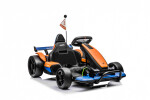 Mamido Dětská elektrická motokára McLaren Drift oranžová