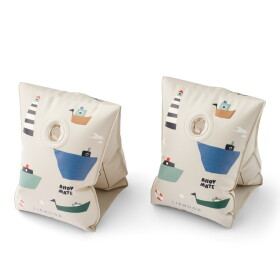 LIEWOOD Nafukovací rukávky Shirley Sailing / Sandy, béžová barva, plast