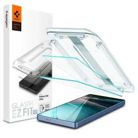 Spigen Glass tR EZ Fit HD tvrzené sklo pro Samsung Galaxy S25 Ultra 2ks transparentní (AGL09082)