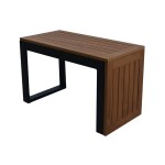 Zahradní set šedý textilen, hliník, šedá barva, polywood světle hnědá barva