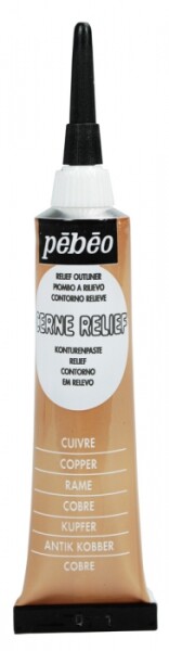 Pébéo Cerne Relief kontura 20 ml - měděná