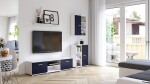 FRONTI Obývací sestava FIGO B - Marine blue mat