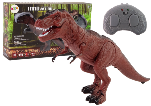 Mamido Dinosaurus Tyranosaurus Rex na dálkové ovládání R/C hnědý