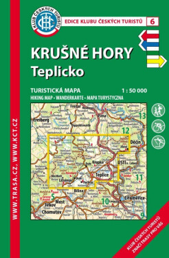 KČT 6 Krušné hory-Teplicko 1:50 000 / turistická mapa