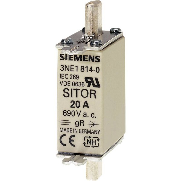 Siemens 3NE18150 sada pojistek velikost pojistky = 0 25 A 690 V 1 ks