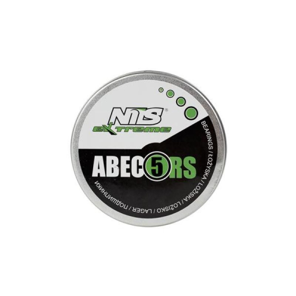 Ložiska Nils Extreme Green CARBON 8 ks ABEC-5 RS 16-31-020 NEPLATÍ