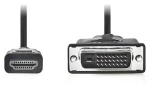 NEDIS HDMI - DVI-D černá / Redukce / HDMI zástrčka - DVI-D 24+1pin zástrčka / 3 m / bulk (CCGL34800BK30)