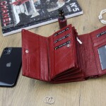 Stylová dámská kožená peněženka Gregorio Diko, červená