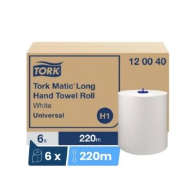 TORK 120040 MATIC H1 220m/6rolí Universal papírové ručníky bílé na roli do cena