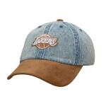 Mitchell & Ness Pánská kšiltovka Los Angeles Lakers NBA Den Suede Strapback