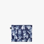 Taštičky na zip 3 ks LOQI RED POPPY BEE Cats