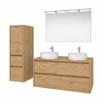 Mereo Opto, koupelnová skříňka 120 cm, dub Riviera CN923SN