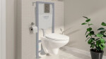 GROHE - Solido Set předstěnové instalace, klozetu Bau Ceramic a sedátka softclose, tlačítka Sail, chrom 39499000