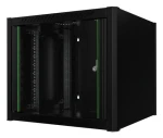 Lanview 19" nástěnný rozvaděč 9U 600 mm / Nástěnný rozvaděč / 9U / Šířka 600 mm (RWM09U56BL)