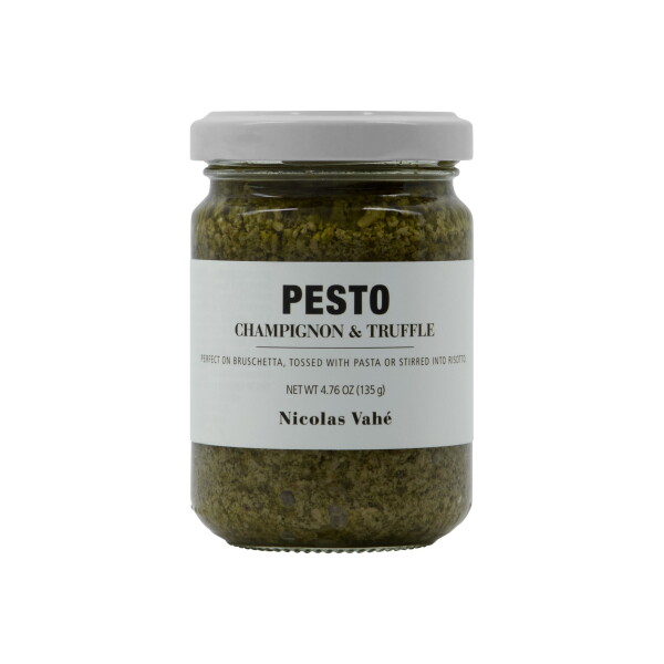 Nicolas Vahé Pesto se žampiony a lanýži 135 g, zelená barva, sklo