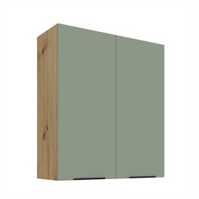 Horní skříňka Aria 80 G-90 2F Barva korpusu: Dub artisan, Barva dvířek: SA - Aquamarine AFM
