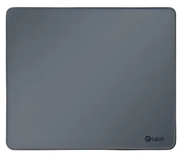 C-TECH MP-01 šedá / Podložka pod myš / 320x270x4mm / obšité okraje (MP-01GR)