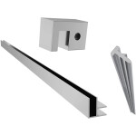 CERANO - Příslušenství pro instalaci rohového Walk-in Onyx - chrom CER-482725