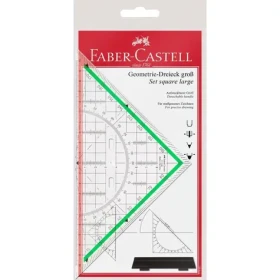 FABER-CASTELL TEKA Multifunkční trojúhelník s úchytem 20 cm (177090)