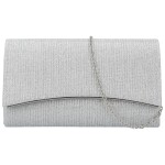 Módní dámské psaníčko Michelle Moon Vilia, stříbrné