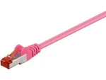 MicroConnect CAT6 S/FTP 0.5m růžová / LSZH (SSTP6005PI)