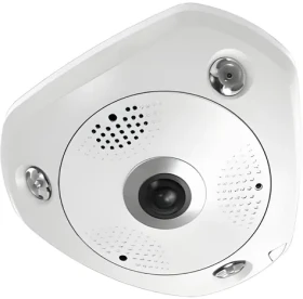 LevelOne FCS-3095 / IP kamera / Fisheye dome / 12MP / H.265 / IR 15m / PoE / IP67 (FCS-3095)