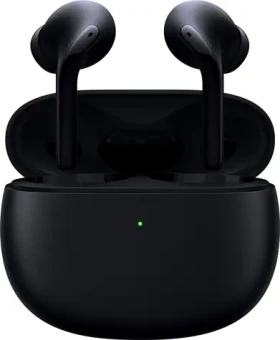 Xiaomi Buds 3 černá / Bezdrátová sluchátka do uší / mikrofon / BT 5.2 / IP55 / ANC / nabíjecí pouzdro (6934177758133)