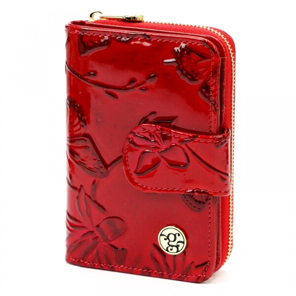 Módní dámská kožená peněženka Gregorio Zaida, červená