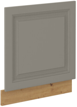 Dvířka na vestavnou myčku nádobí Stilo ZM 570x596 Barva korpusu: Dub artisan, Barva dvířek: Clay Grey