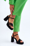 Sandály na podpatku model 179122 Step in style 37