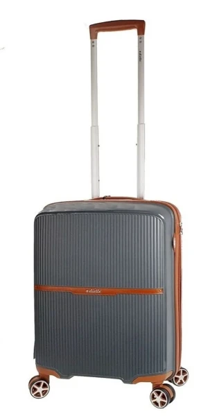 Cestovní kufr Dielle S PP STRIPE 190-55-23 antracitová 38 L