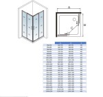 H K - Sprchový kout obdélníkový, SIMPLE BASIC 90x70x185 L/P varianta, rohový vstup včetně sprchové vaničky z litého mramoru SE-SIMPLE9070-185/THOR-9070