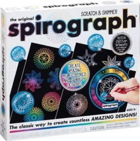 SPIROGRAPH Kreativní sada Scratch Shimmer