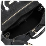 Luxusní dámská kožená kabelka do ruky Annalena, černá