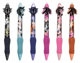 Gumovatelné pero Koníci (mix)